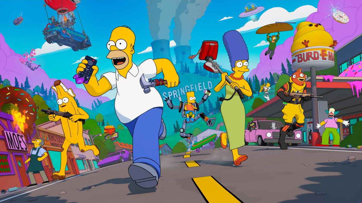 De Springfield a Fortnite: 'Los Simpson' desembarcan en el videojuego de ‘battle royale’