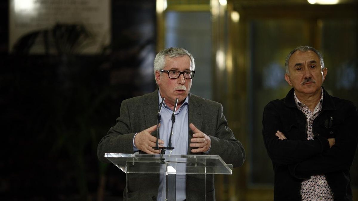 Ignacio Fernández Toxo y Pepe Álvarez.