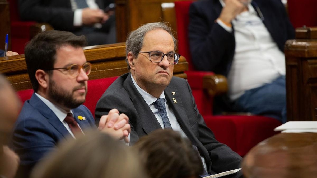 Torra, molesto por el debate interno en JxCat sobre su sustitución ante una posible inhabilitación