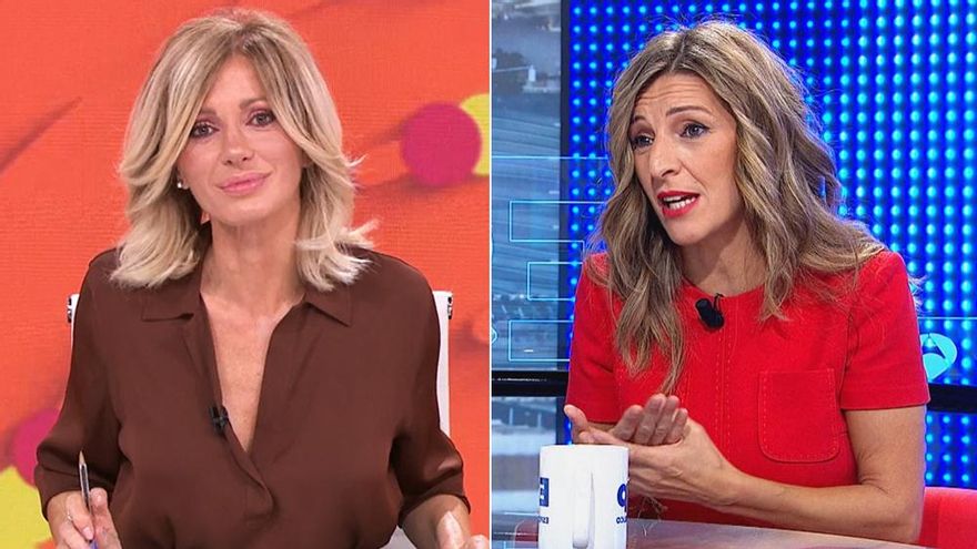 Susanna Griso detiene 'Espejo Público' para leer el mensaje que les manda el Ministerio de Trabajo: "Es mentira"