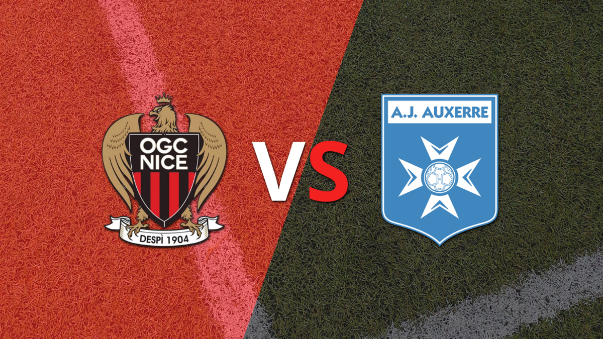 Nice superó por 3-1 a Auxerre como local