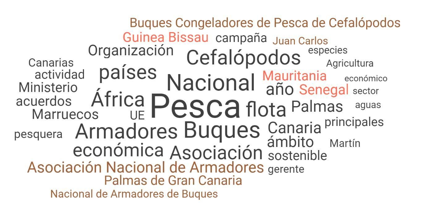 Términos más utilizados sobre ANACEF