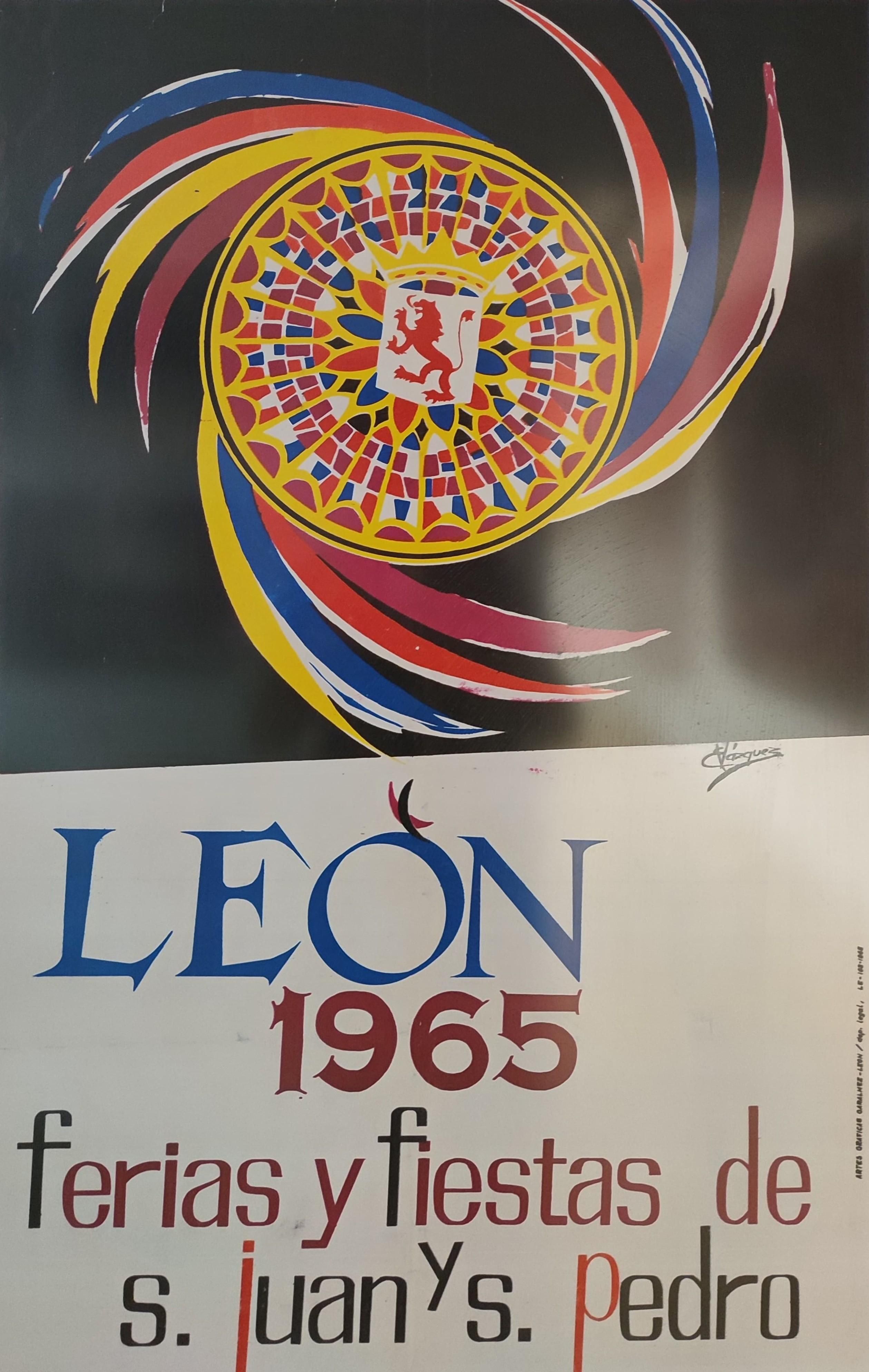 Los carteles de las fiestas de San Juan y San Pedro de León en tiempos sin IA