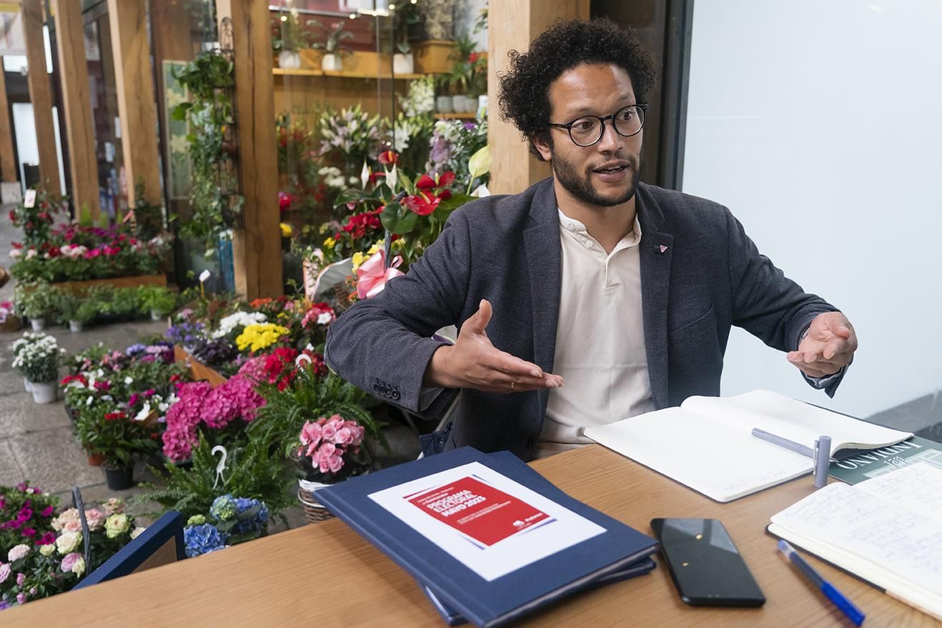 Keruin P. Martínez, coordinador de IU-Santander y candidato a la Alcaldía.