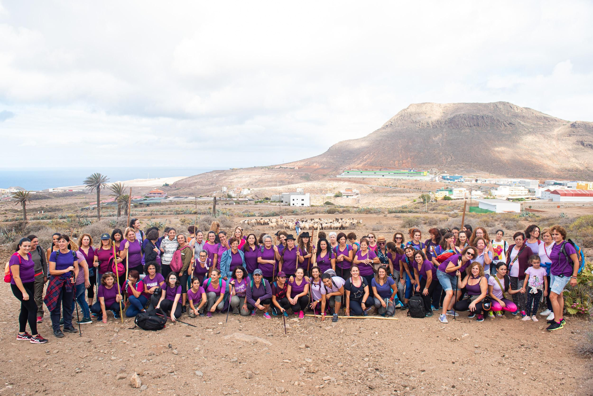 Primera trashumancia femenina en Canarias.