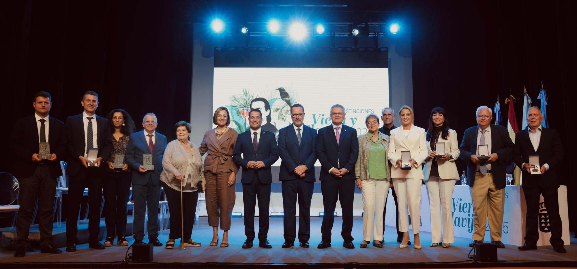 Entrega de los Premios Viera y Clavijo.