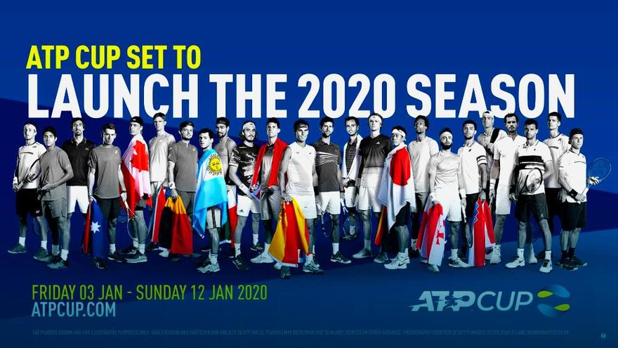 Cartel oficial de la ATP Cup