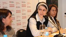 Teresa Forcades en un acto en el Centro Cultural Blanquerna de Barcelona / CCBlanquerna