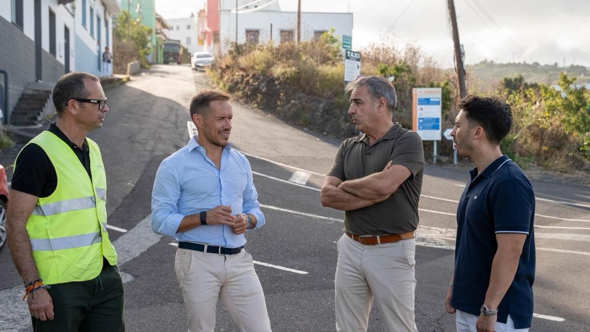Transición visita el cierre del anillo eléctrico de San Andrés y Sauces para reforzar la seguridad del suministro
