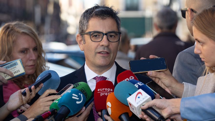 El ministro de la Presidencia, Relaciones con las Cortes y Memoria Democrática, Félix Bolaños.
