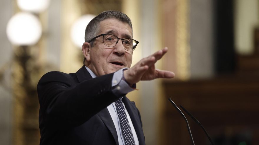 Patxi López interviene este miércoles durante el pleno del Congreso de los Diputados.