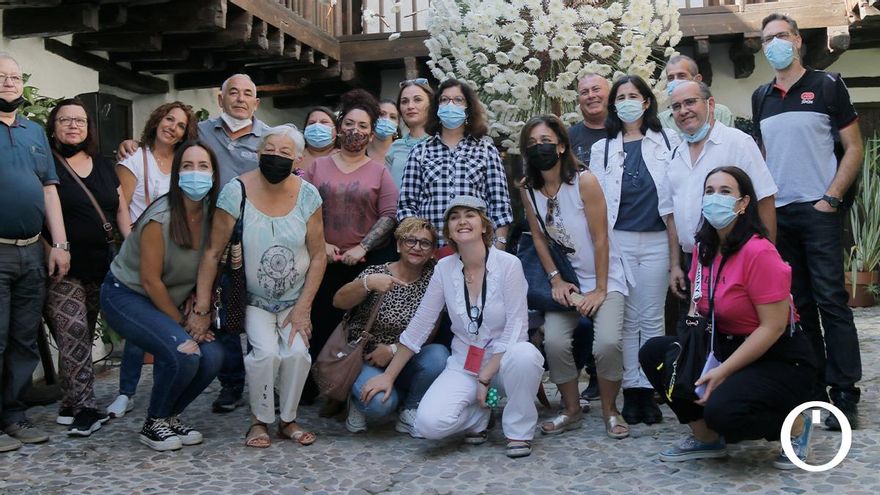 Instalación de Flora 2021 en la Posada del Potro