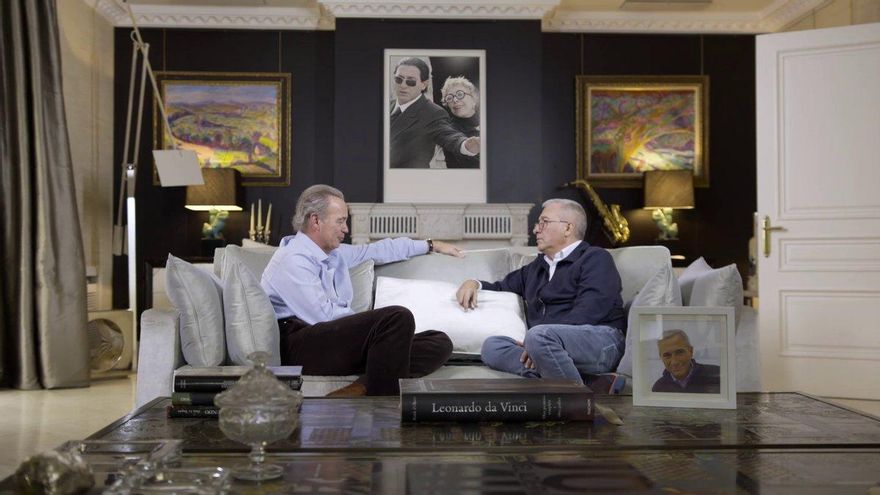 Javier Sardà con Bertin Osborne