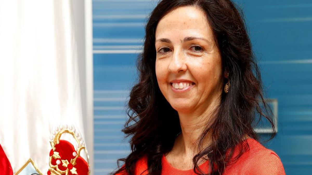 Sandra García Montes, durante su toma de posesión como directora general.