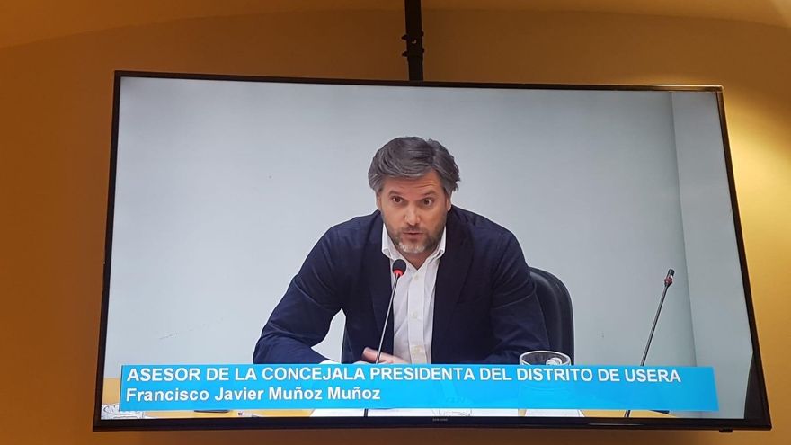 El asesor de la Junta Municipal de Usera Javier Francisco Muñoz.