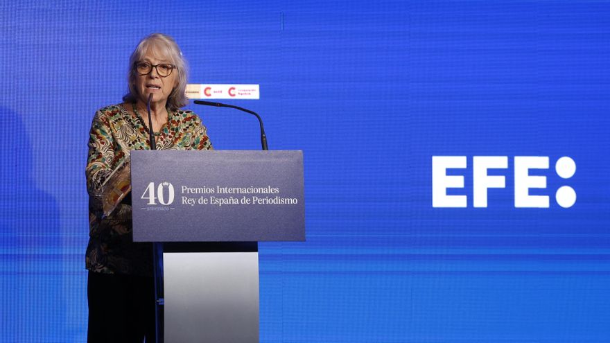 Imagen de archivo de la presidenta de la Agencia EFE, Gabriela Cañas. EFE/ Ballesteros