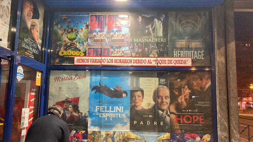 Las películas actualmente en cartel.