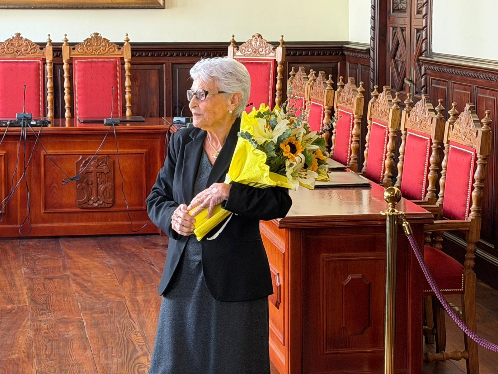 Santa Cruz de La Palma reconoce la trayectoria solidaria de Rosa María Jaubert Lorenzo.