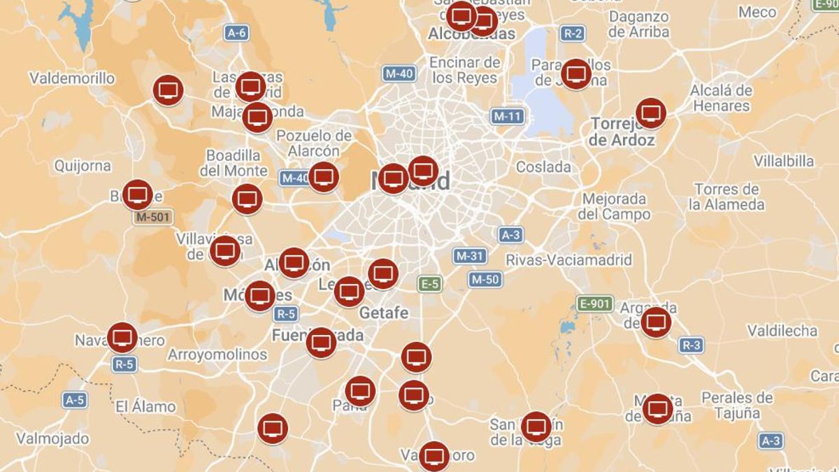 Todas las pantallas gigantes en Madrid para ver el España - Francia de semifinales del Mundial este martes
