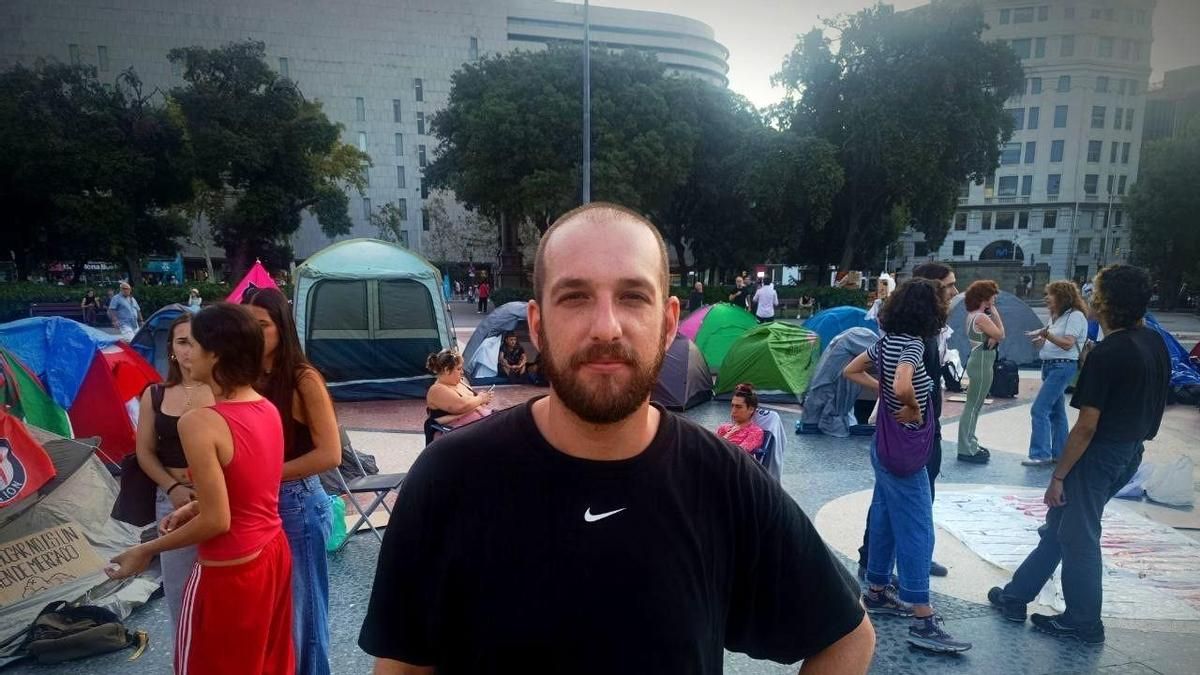 La acampada de Barcelona se prepara para resistir indefinidamente: “Pase lo que pase el viernes, el problema no acabará”