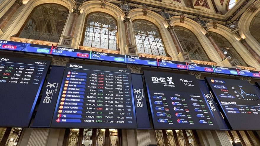 La bolsa baja el 0,52 % al cierre por la banca mientras suben las plazas europeas y Wall Street