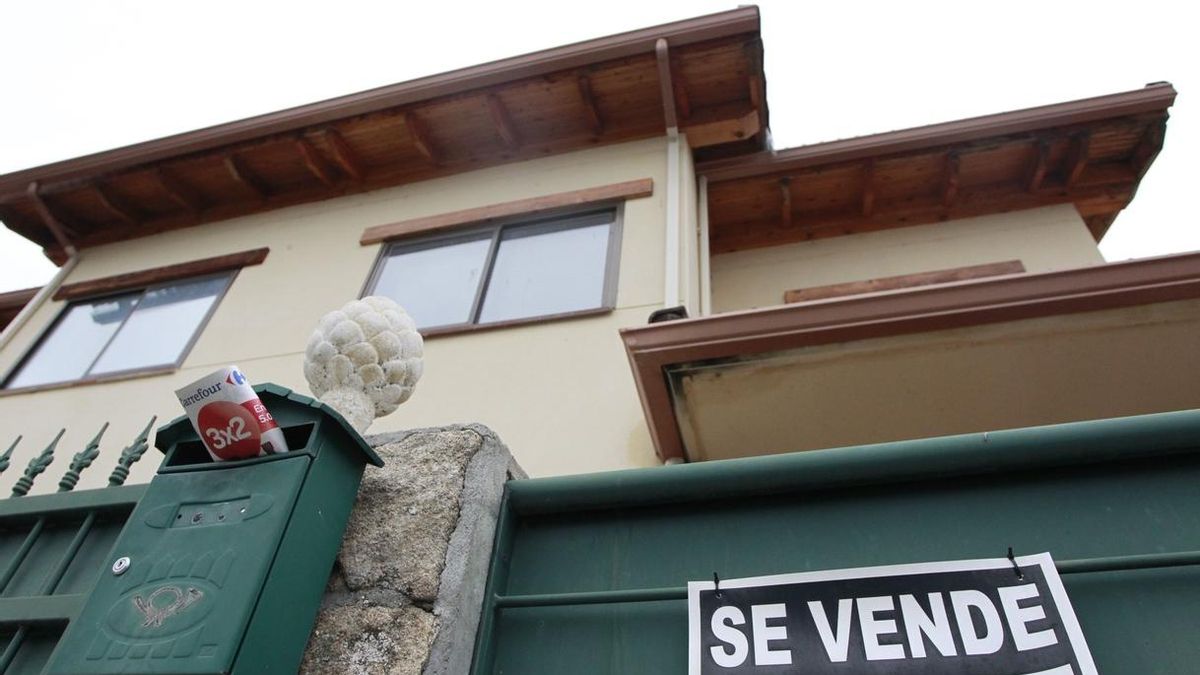 Una vivienda en venta, en una imagen de archivo.