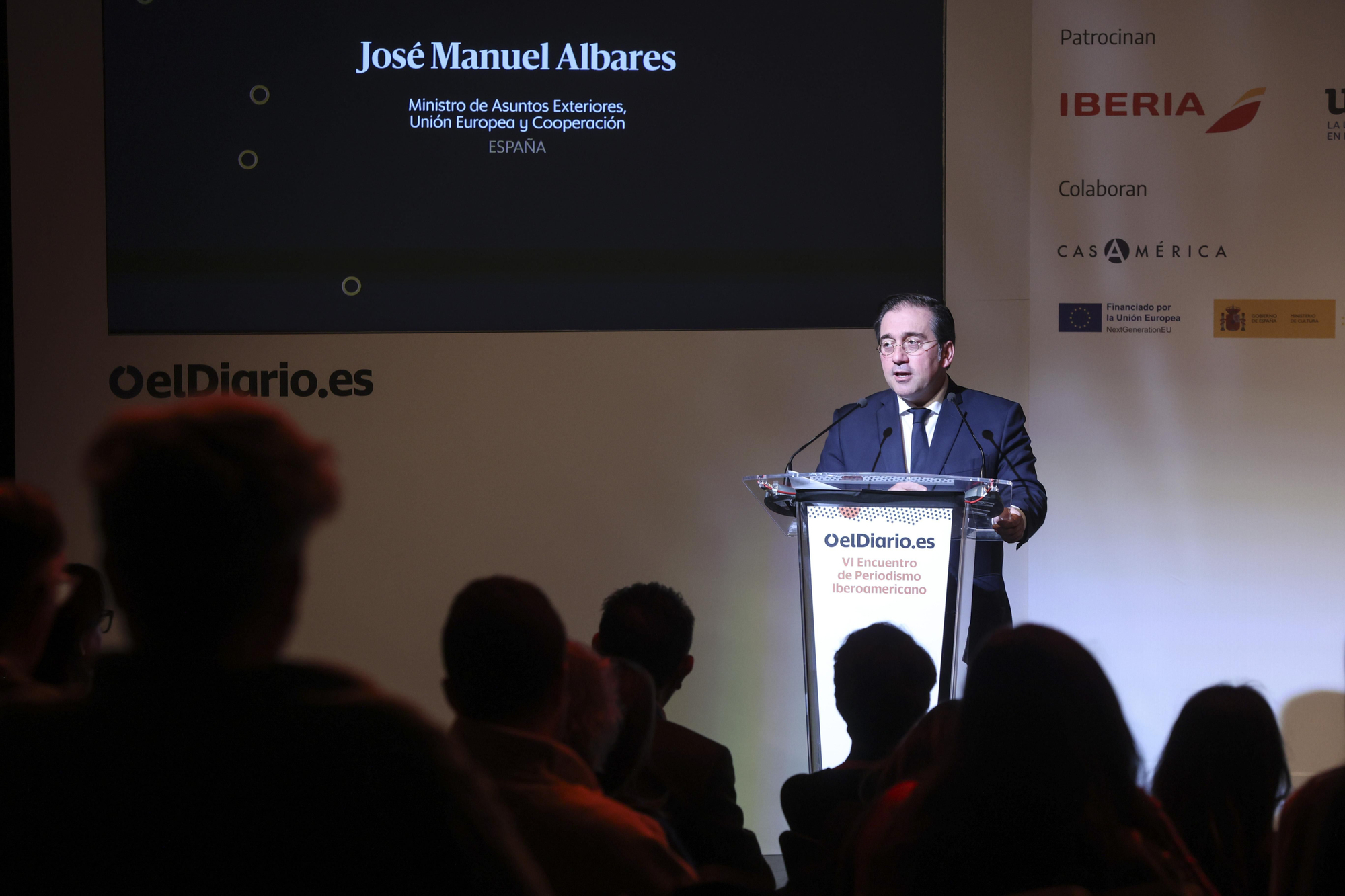 Clausura de José Manuel Albares, ministro de Asuntos Exteriores, Unión Europea y Cooperación