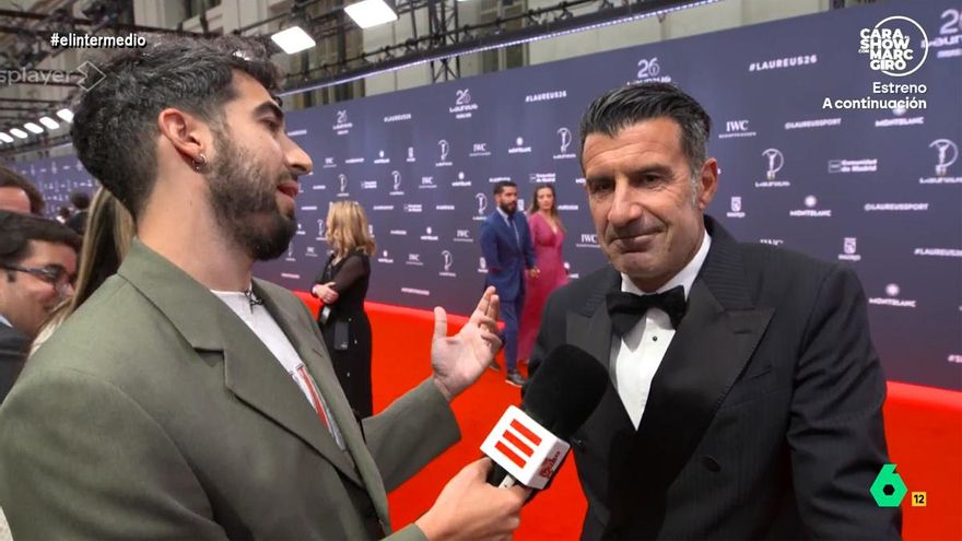 Isma Juárez y Figo en 'El Intermedio'