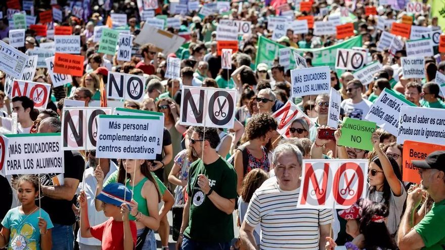 La mitad de los profesores en Madrid comenzaron septiembre sin saber dónde iban a dar clase