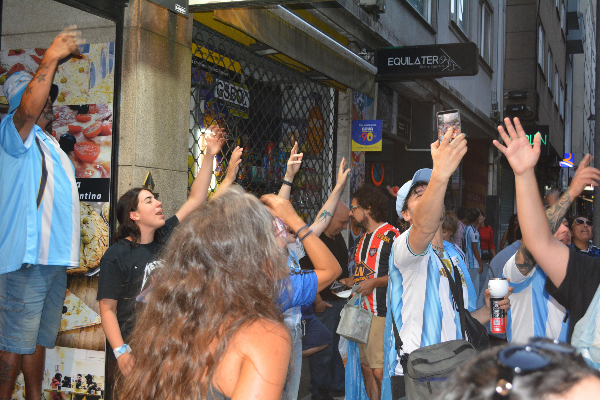 El exterior de La Fugazzeta cuando todavía había ganas de fiesta