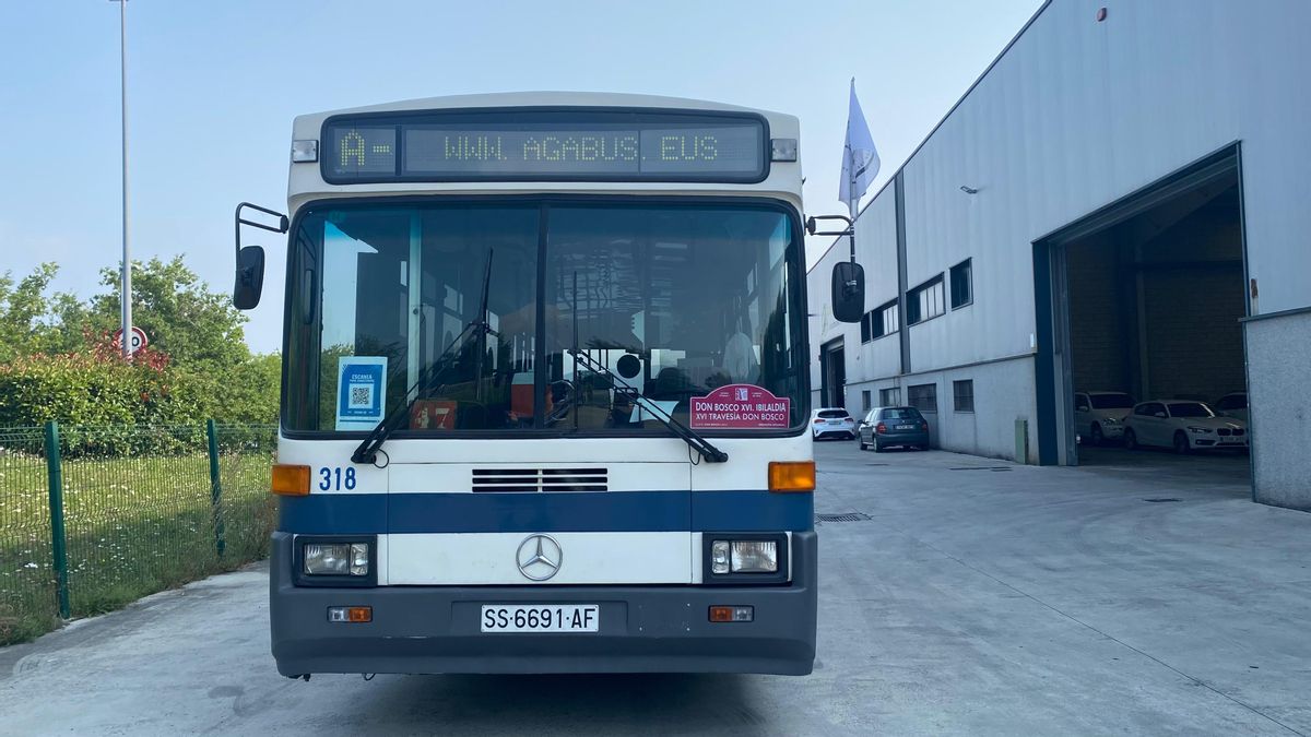 Un viaje al pasado de Donostia: Agabus mantiene el recuerdo vivo de un autobús urbano del siglo XX