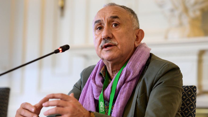 El secretario general de UGT, Pepe Álvarez. EFE/ Pedro Puente Hoyos/Archivo