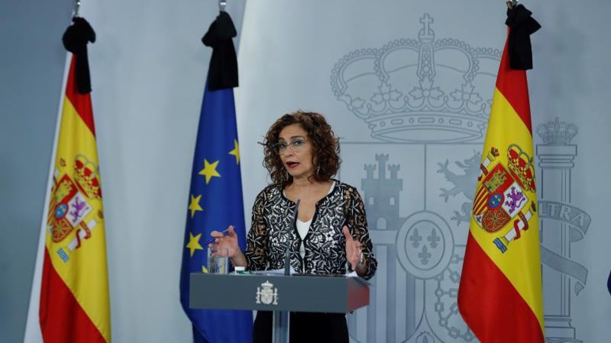 La ministra de Hacienda y portavoz del Gobierno, María Jesús Montero.