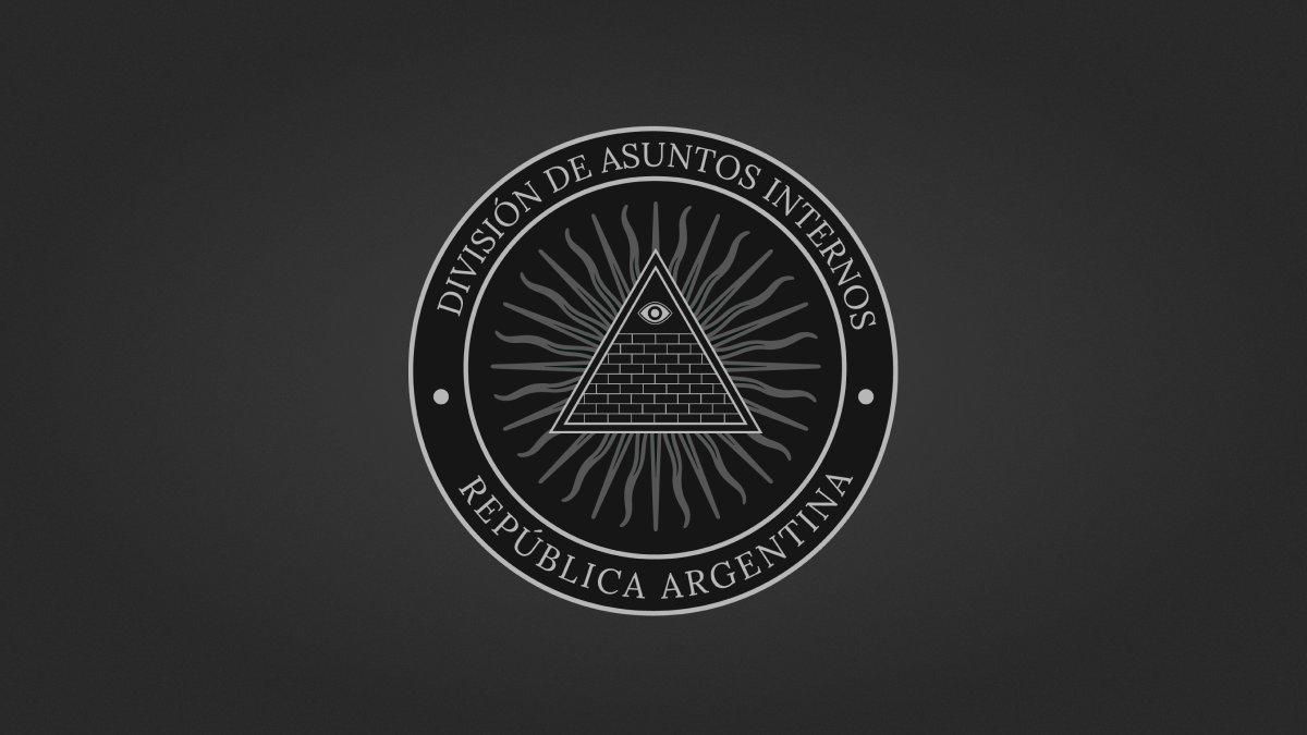 Escudo de la División de Asuntos Internos (DAI), la agencia de la SIDE encargada de las auditorías.