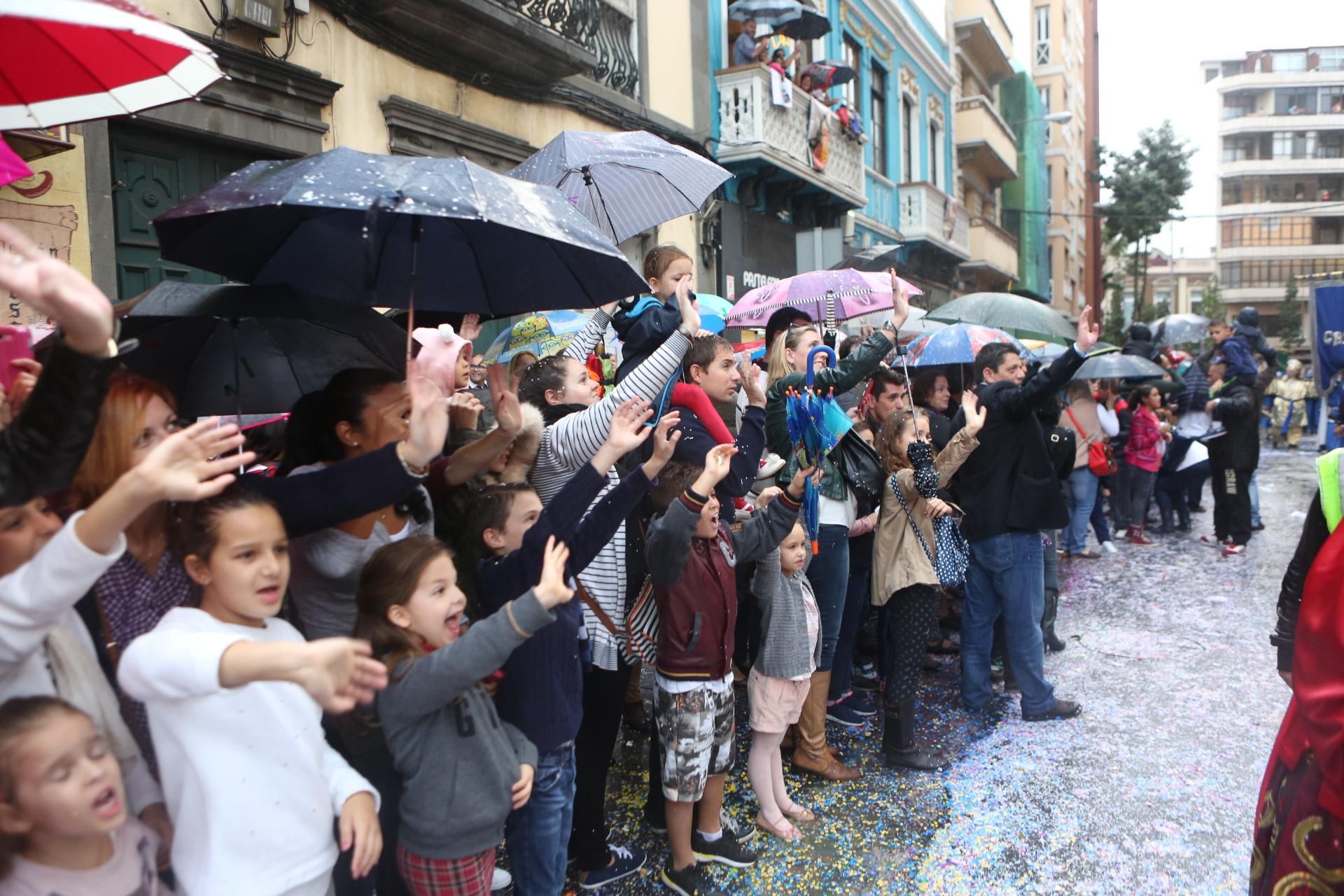 Cabalgata de Reyes en la capital grancanaria. (Alejandro Ramos).