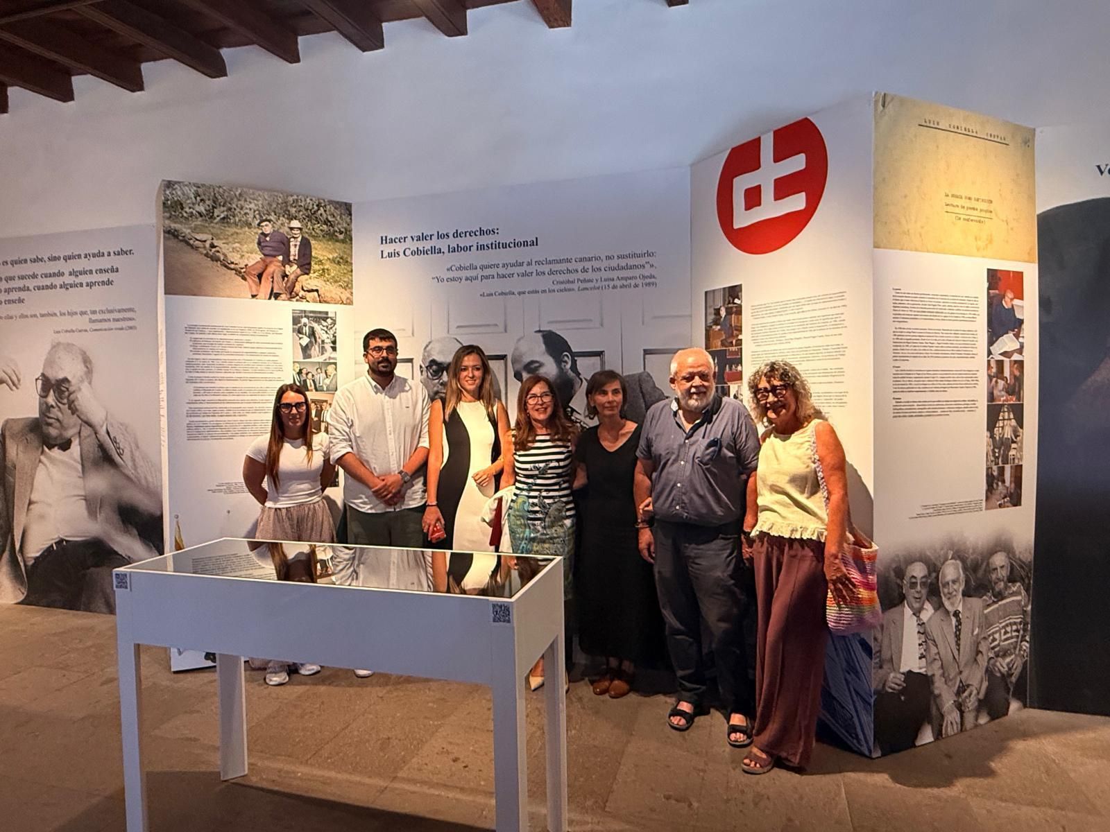 Inauguración de la exposición.