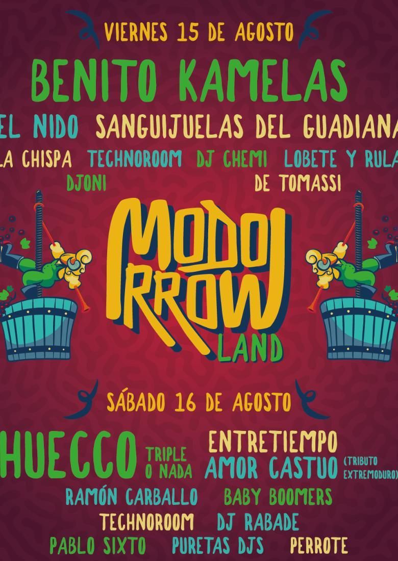 Cartel de la edición 2025 del festival Modorrowland.
