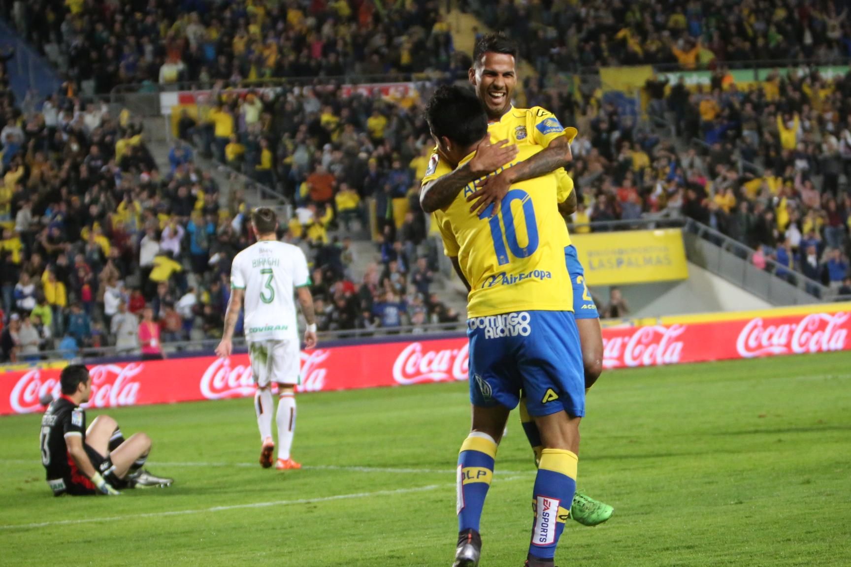 Imagen del encuentro en el Estadio de Gran Canaria entre la UD Las Palmas y el Granada C.F.