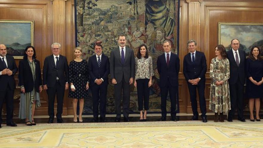 Los reyes reciben al consejo de Atresmedia por su 30 aniversario