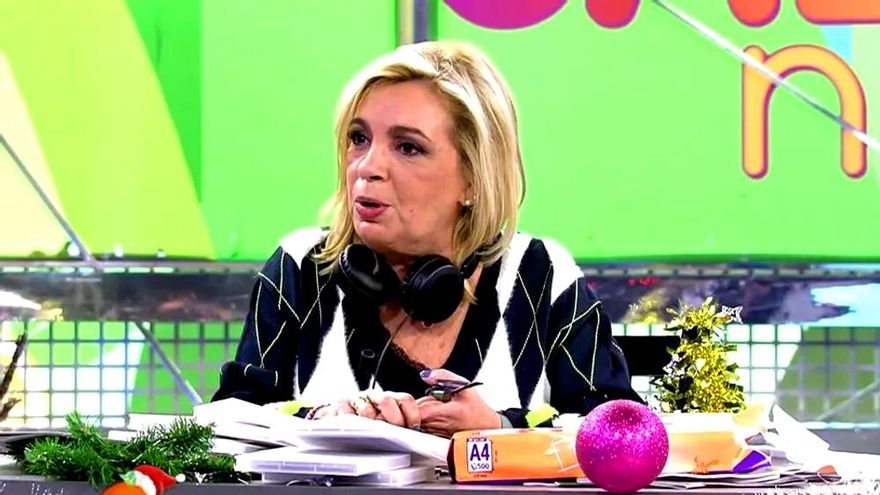 Carmen Borrego será directora de 'Sálvame': "Si sale mal, te cortaremos la cabeza"