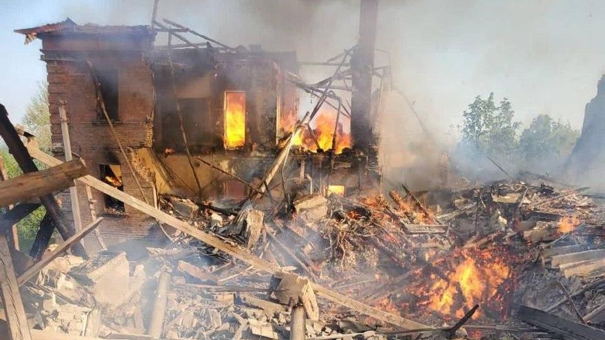 Ataque a una escuela en Luganks.