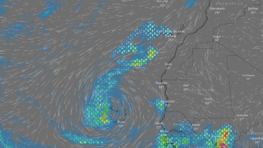 Onda tropical de Este: qué es y cómo afectará a Canarias en los próximos días