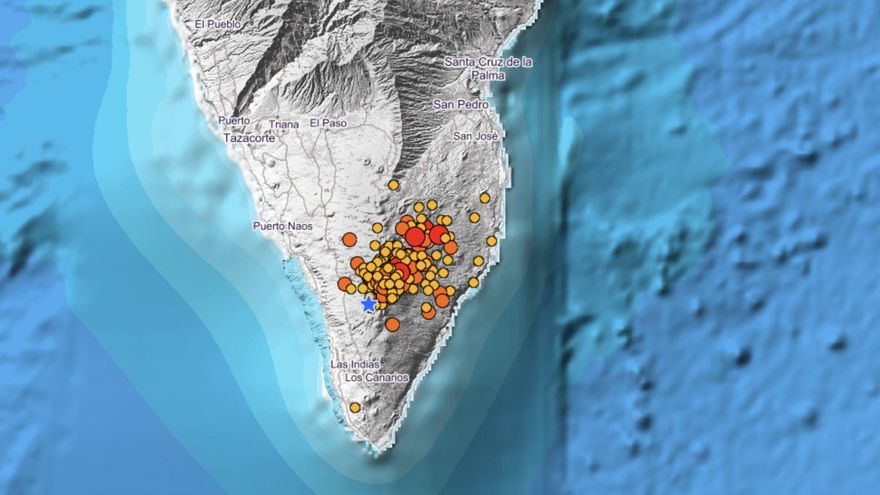 Baja considerablemente la actividad sísmica en La Palma este martes, tras un mes de erupción volcánica