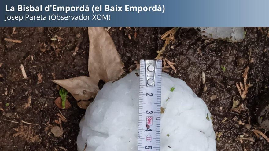 Muere la bebé de 20 meses herida durante la tormenta de granizo en La Bisbal, Girona