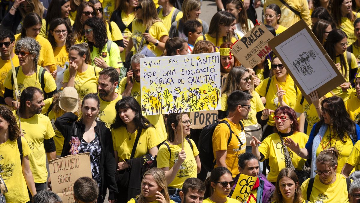 La huelga docente continúa este miércoles en Catalunya a la espera de más negociaciones con la Generalitat