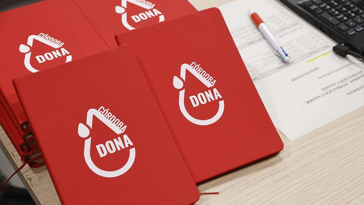 Donación de sangre en la sede de la Fundación Cajasol de Córdoba