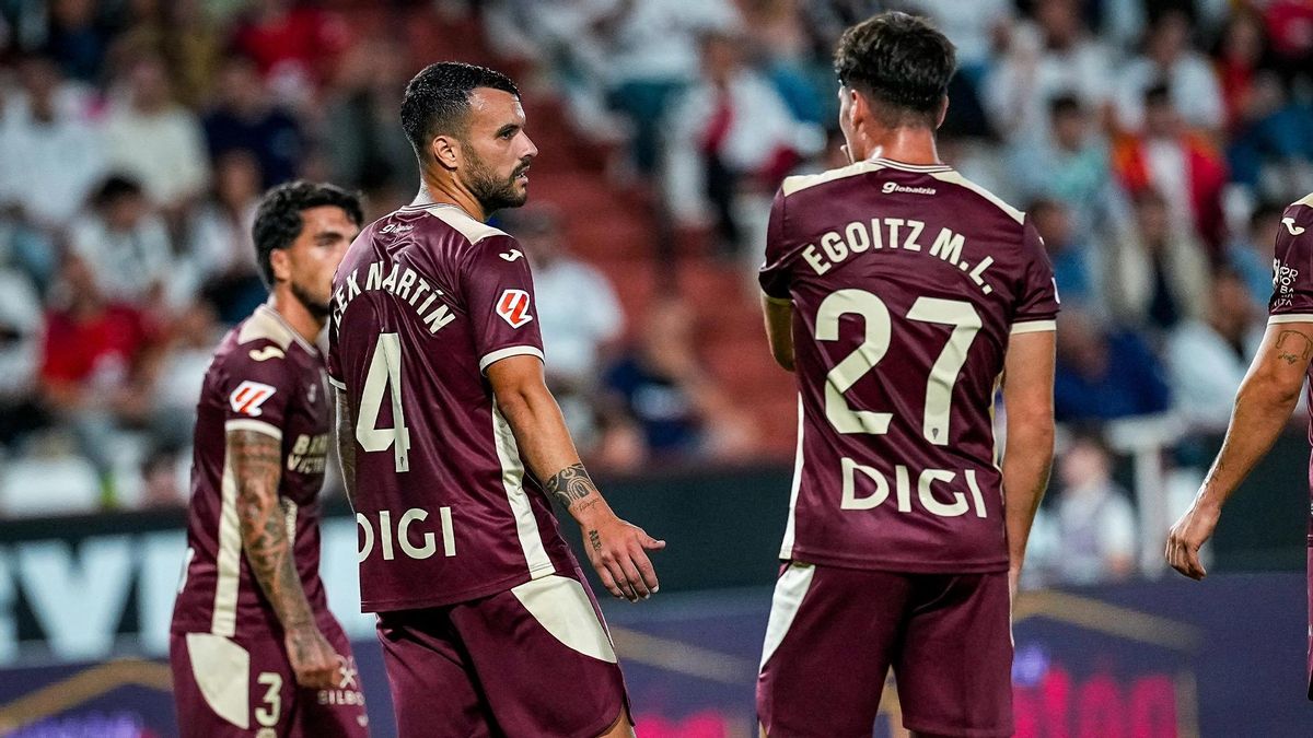 Alex Martín y Egoitz, en el Albacete BP - Córdoba CF