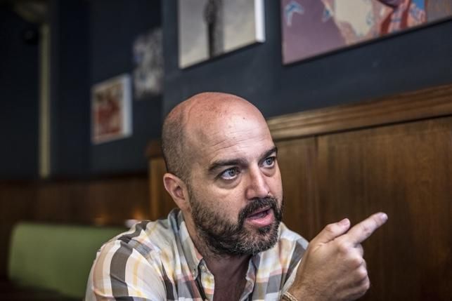 Marc Casanovas durante la entrevista.