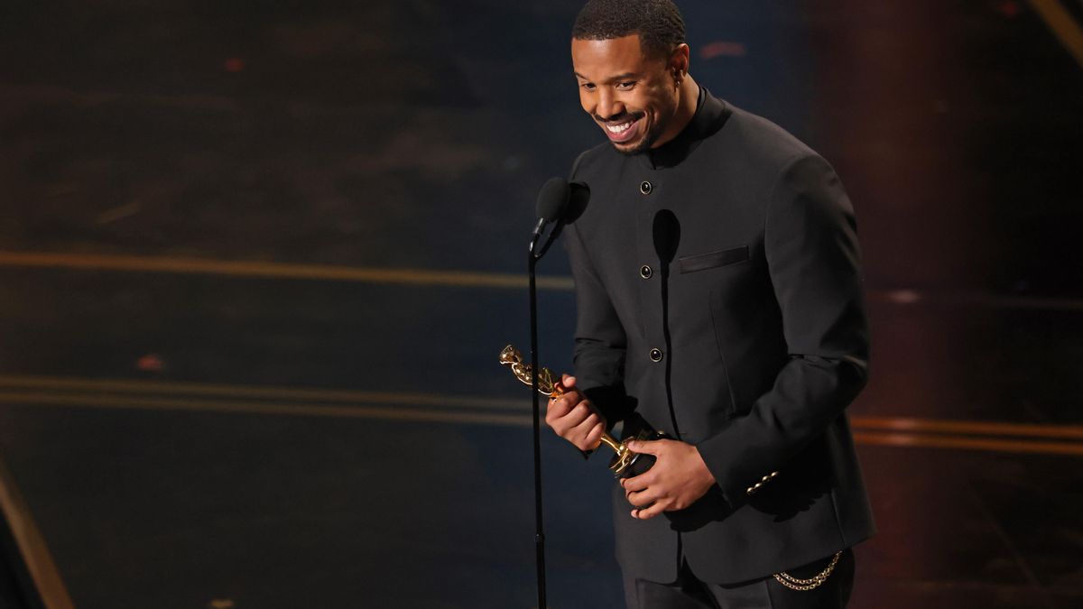 Michael B. Jordan acepta el Oscar al mejor actor