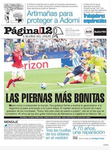 Los diarios del mundo, a los pies de un Messi eterno